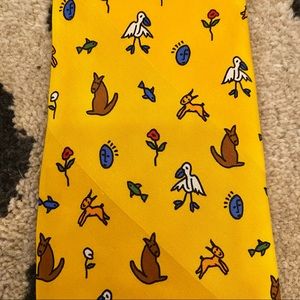 Animal Print Gold JC De Castelbajac Tie